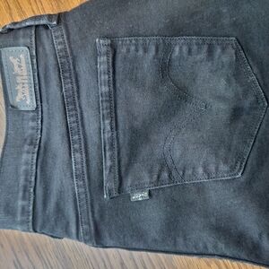Women's Black Levi's 505 Jeans